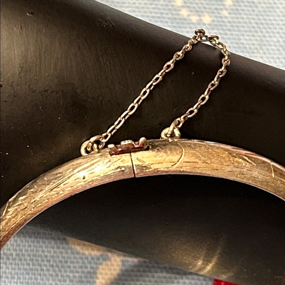Vintage925 Silver Bangle Bracelet - Picture 7 of 11